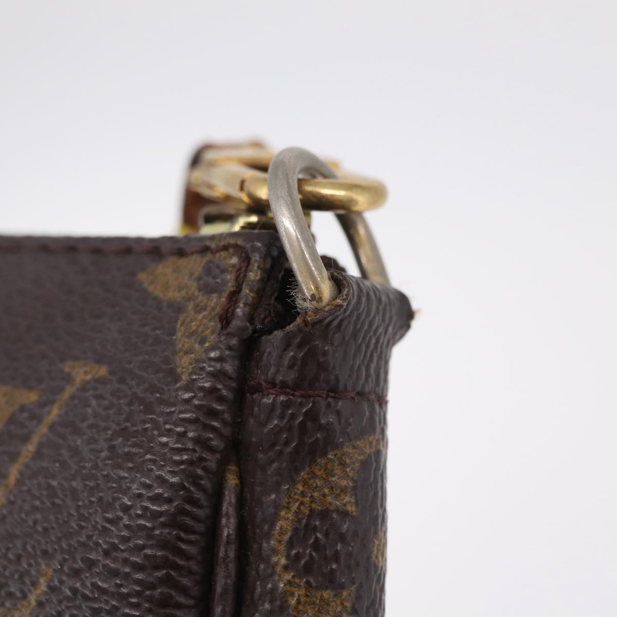 LOUIS VUITTON Monogram Pochette Accessoires Pouch M51980 LV Auth ka6825
