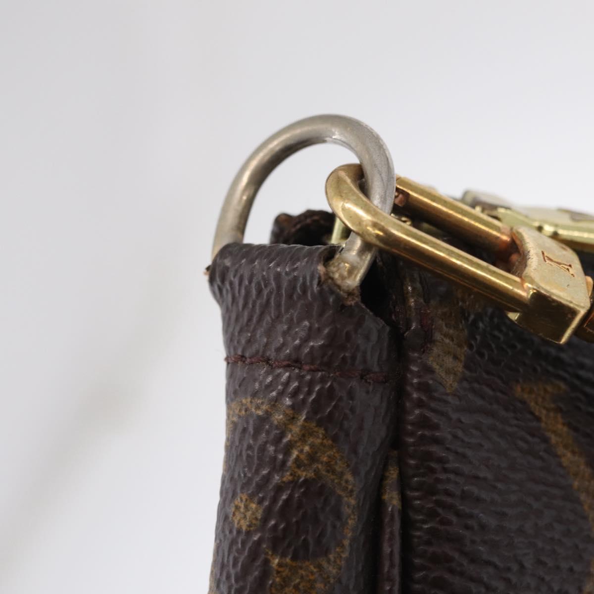 LOUIS VUITTON Monogram Pochette Accessoires Pouch M51980 LV Auth ka6825