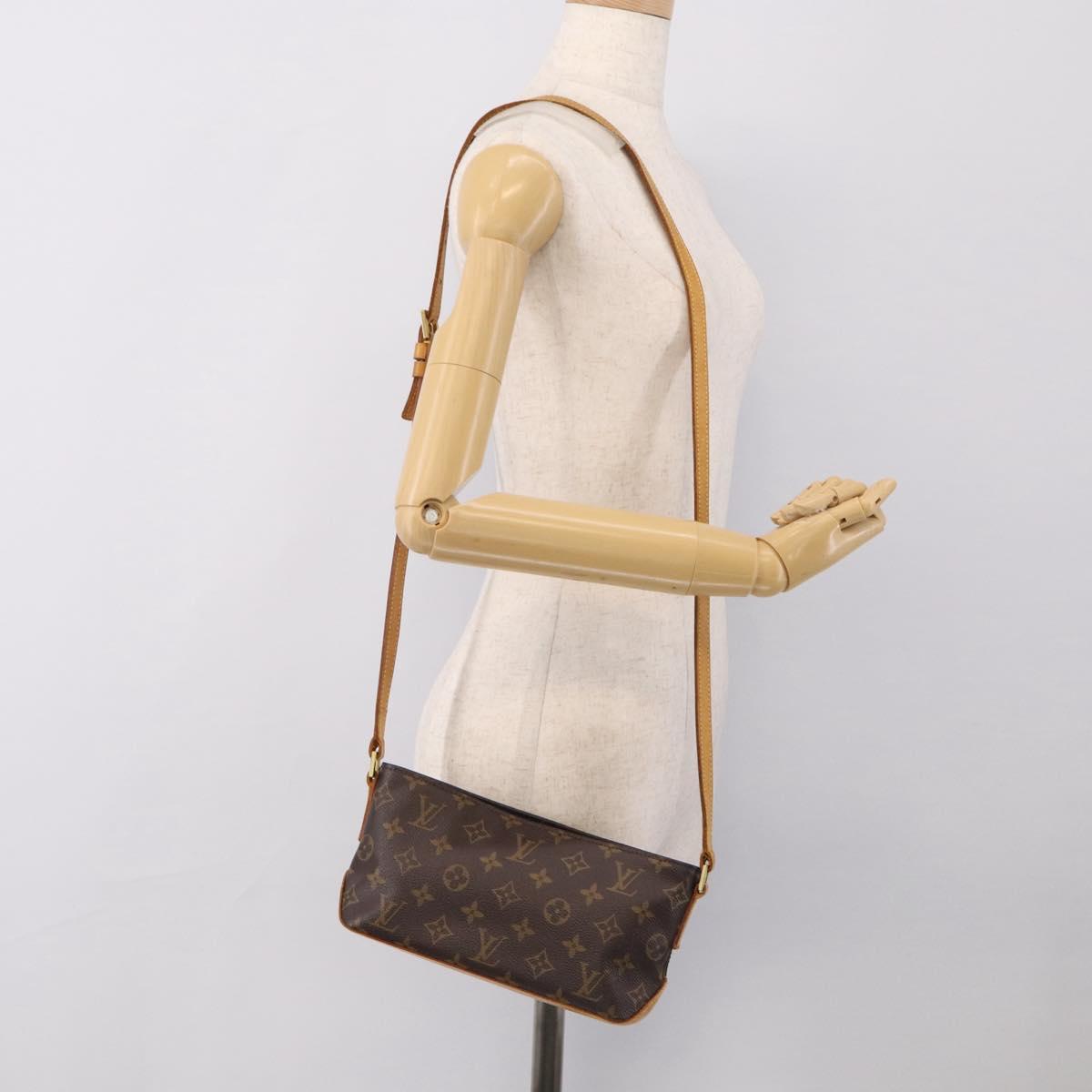 LOUIS VUITTON Monogram Trotteur Shoulder Bag M51240 LV Auth ka6833