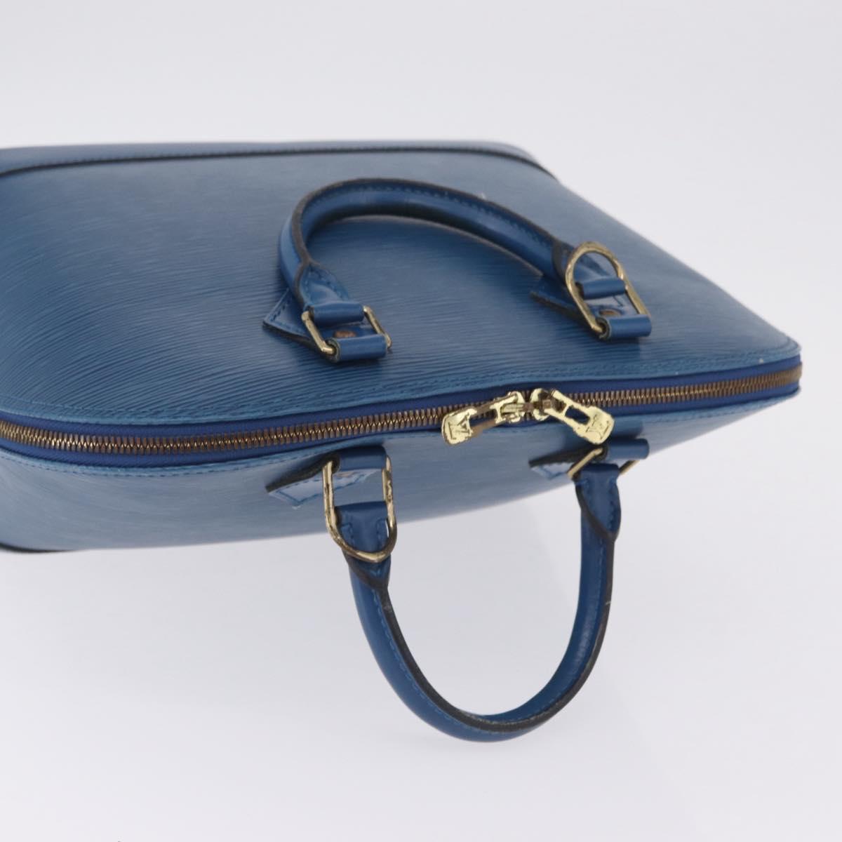 LOUIS VUITTON Epi Alma Hand Bag Toledo Blue M52145 LV Auth ka6838
