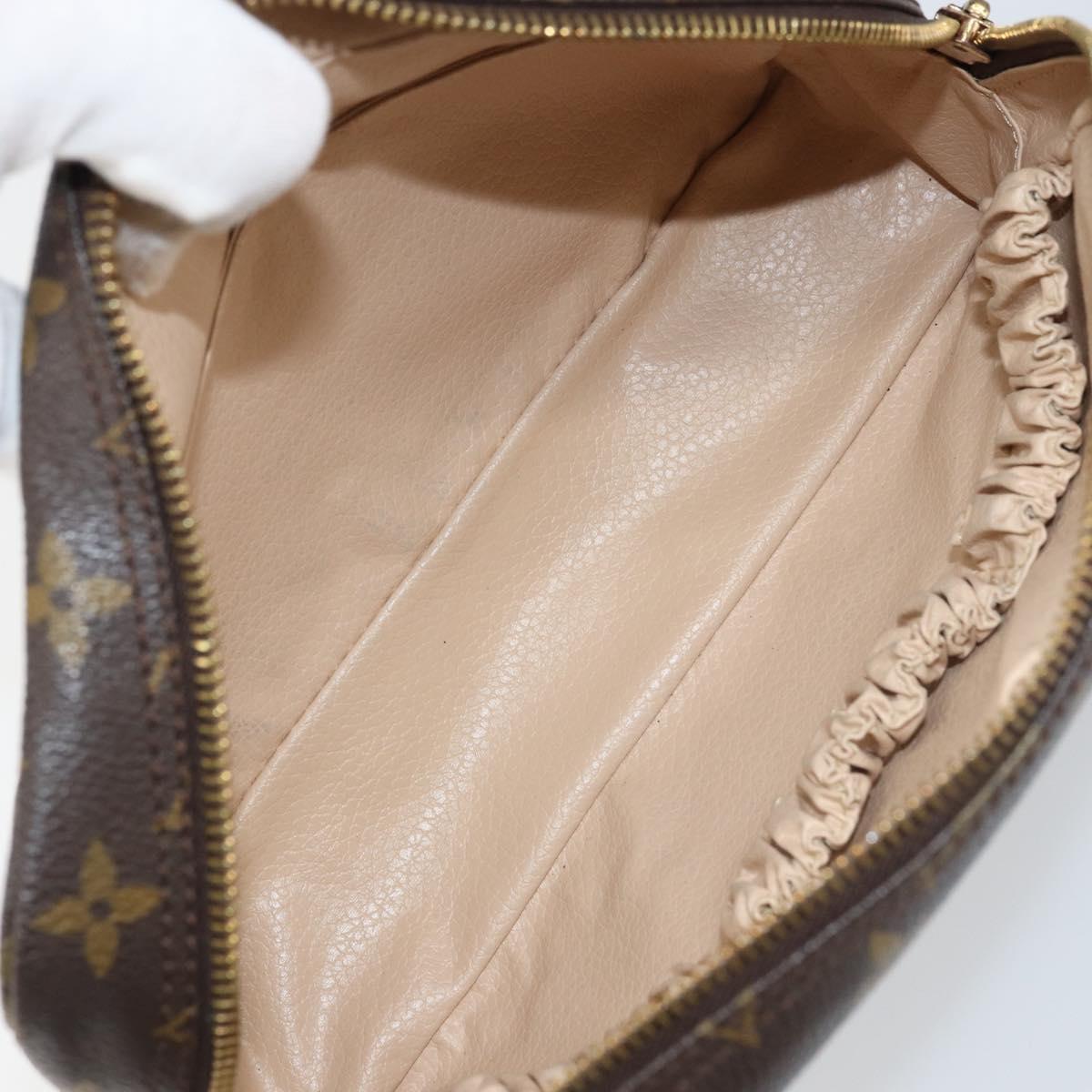 LOUIS VUITTON Monogram Trousse Toilette 23 Clutch Bag M47524 LV Auth ka684