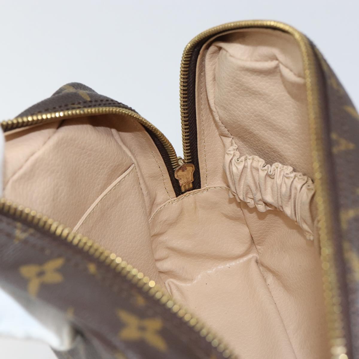 LOUIS VUITTON Monogram Trousse Toilette 23 Clutch Bag M47524 LV Auth ka684