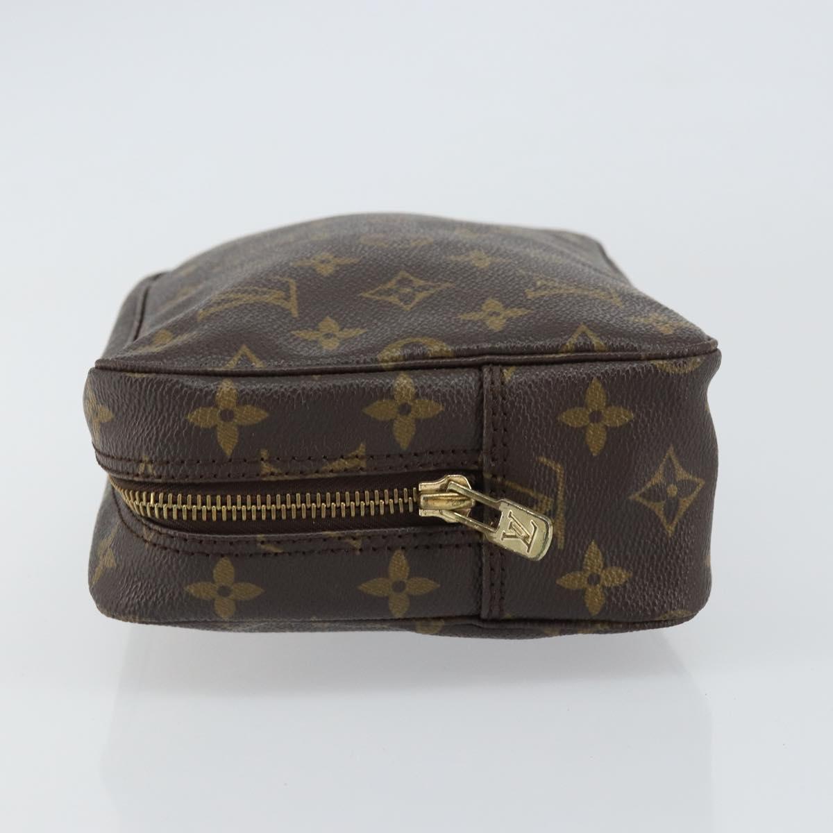 LOUIS VUITTON Monogram Trousse Toilette 23 Clutch Bag M47524 LV Auth ka684