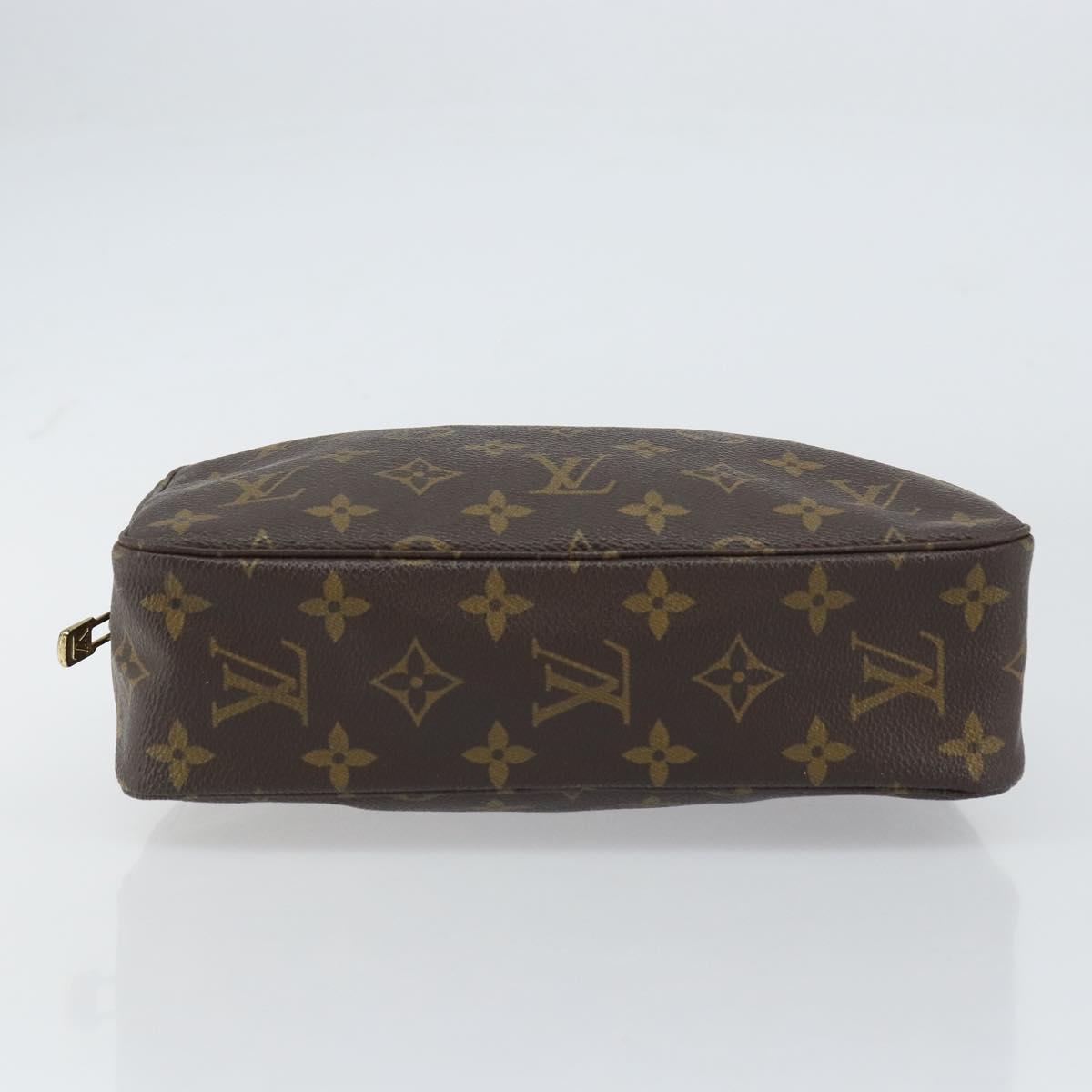LOUIS VUITTON Monogram Trousse Toilette 23 Clutch Bag M47524 LV Auth ka684