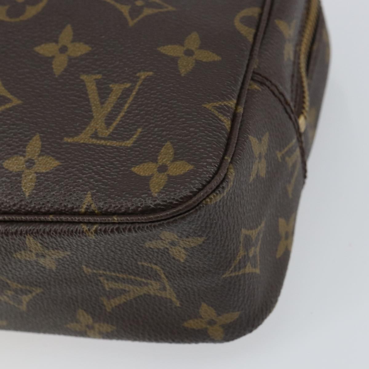 LOUIS VUITTON Monogram Trousse Toilette 23 Clutch Bag M47524 LV Auth ka684
