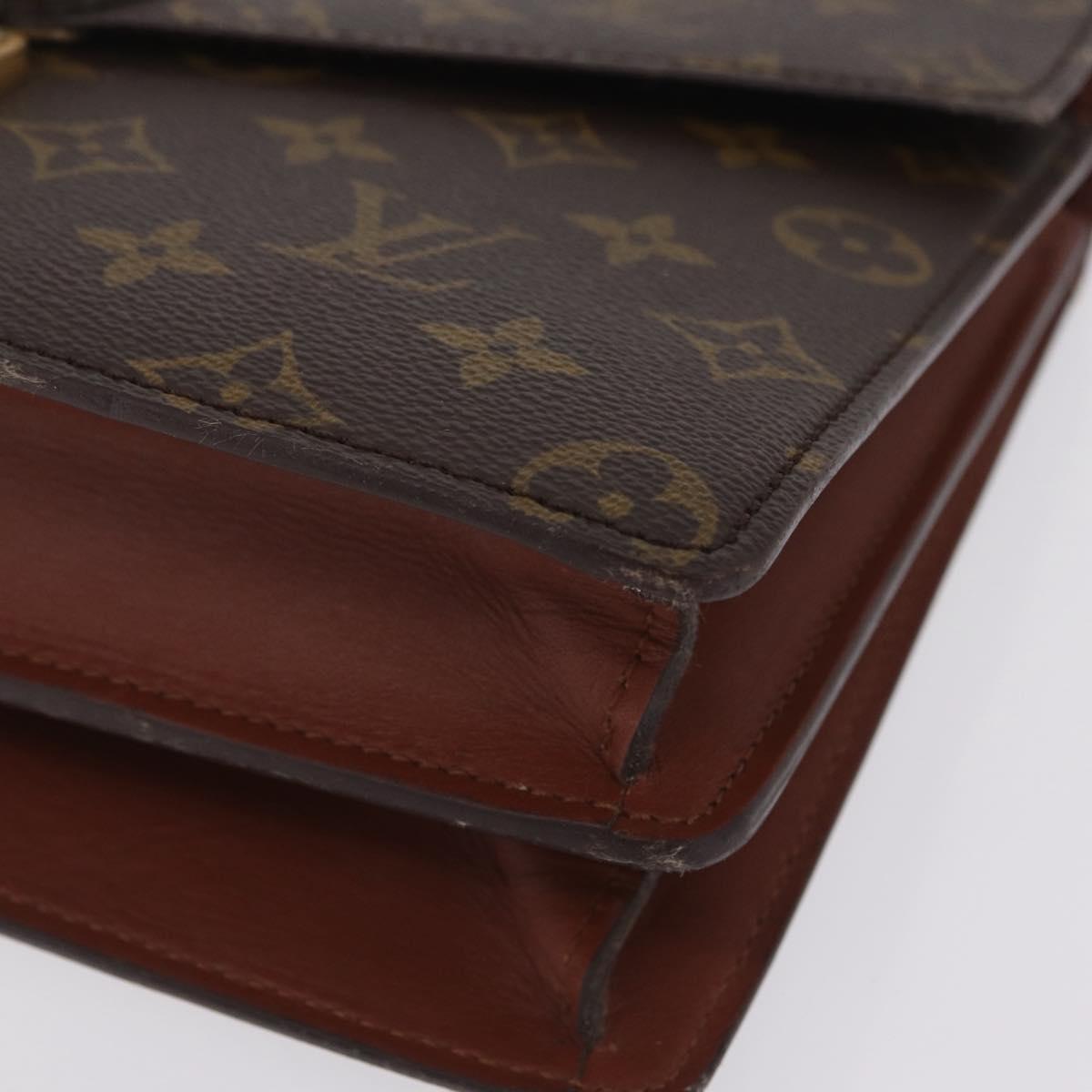 LOUIS VUITTON Monogram Concorde Hand Bag M51190 LV Auth ka6845