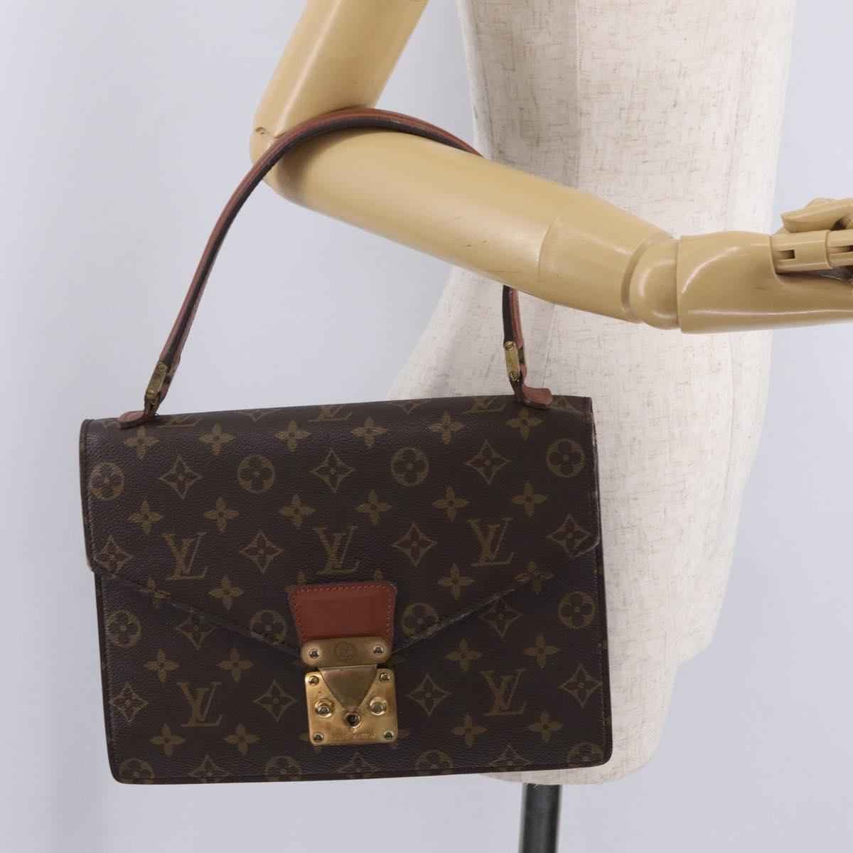 LOUIS VUITTON Monogram Concorde Hand Bag M51190 LV Auth ka6845