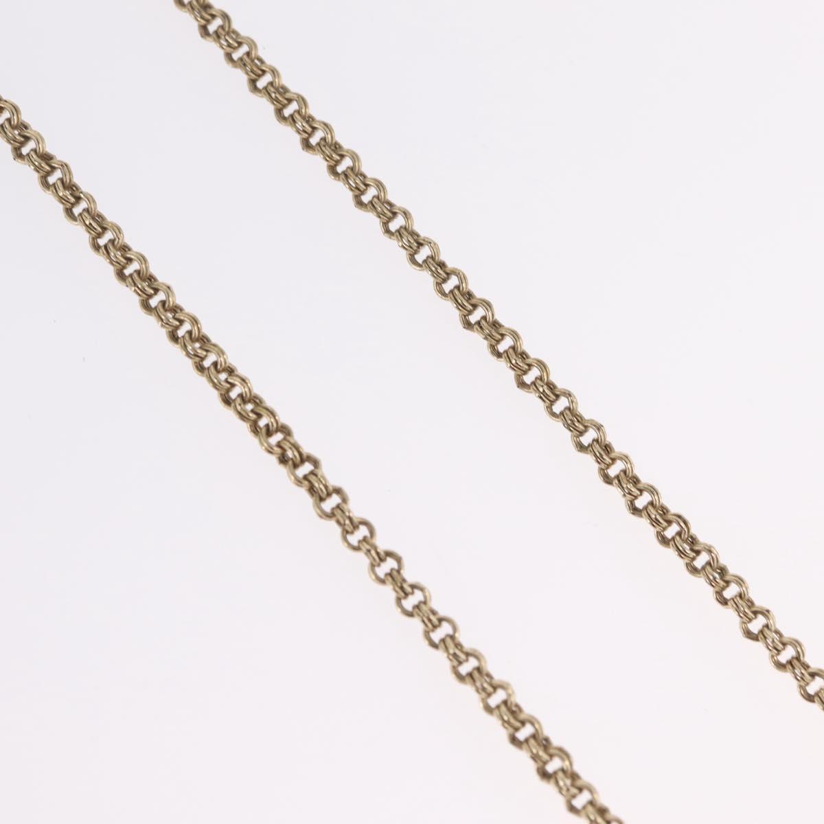 Christian Dior Necklace metal Gold Tone Auth ka6849