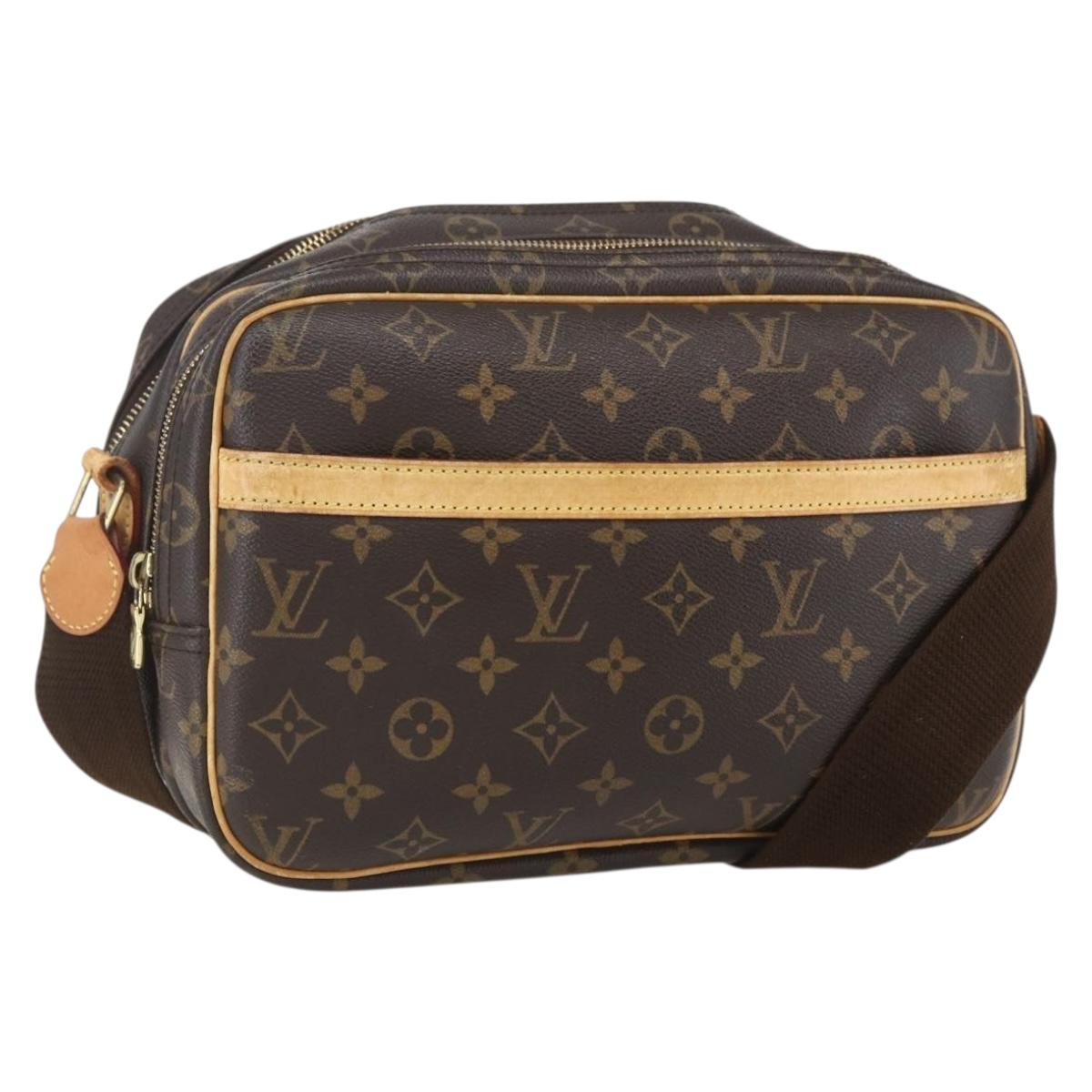 LOUIS VUITTON Monogram Reporter PM Shoulder Bag M45254 LV Auth ka685