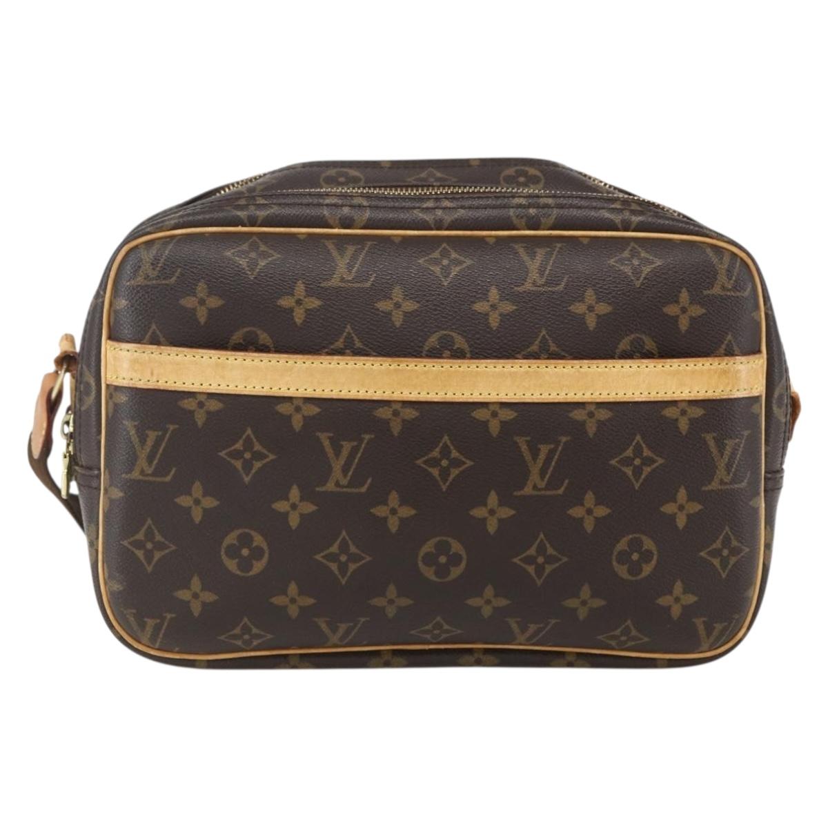 LOUIS VUITTON Monogram Reporter PM Shoulder Bag M45254 LV Auth ka685