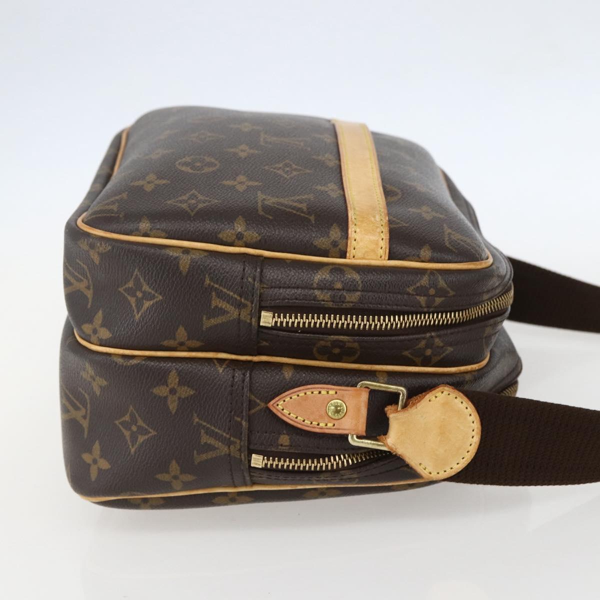 LOUIS VUITTON Monogram Reporter PM Shoulder Bag M45254 LV Auth ka685