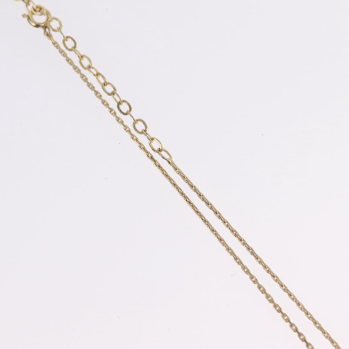 Christian Dior Necklace metal Gold Tone Auth ka6850