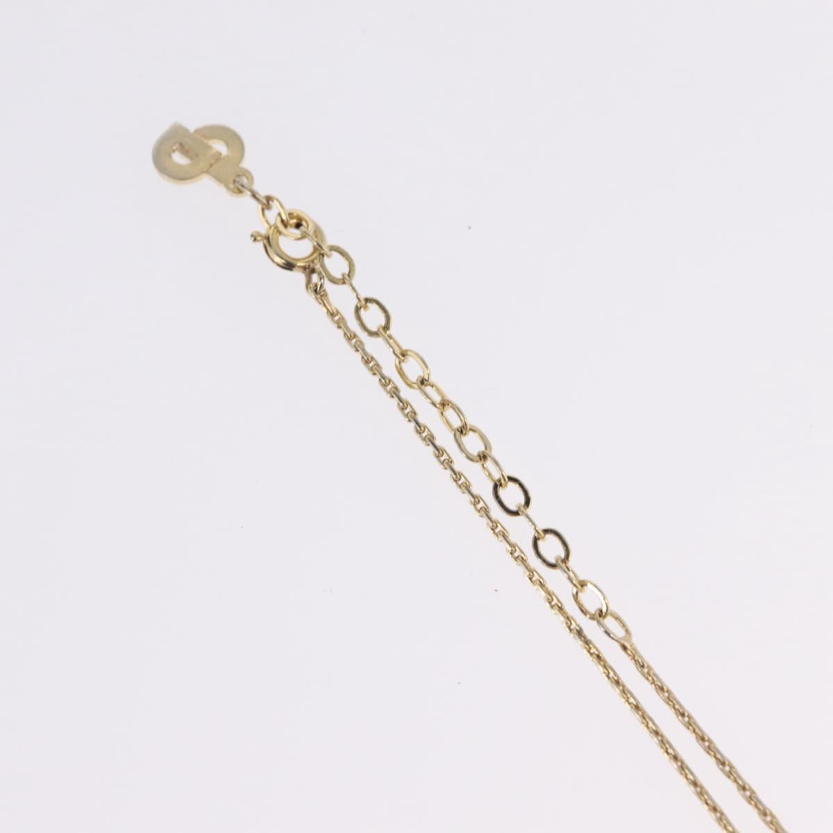 Christian Dior Necklace metal Gold Tone Auth ka6850