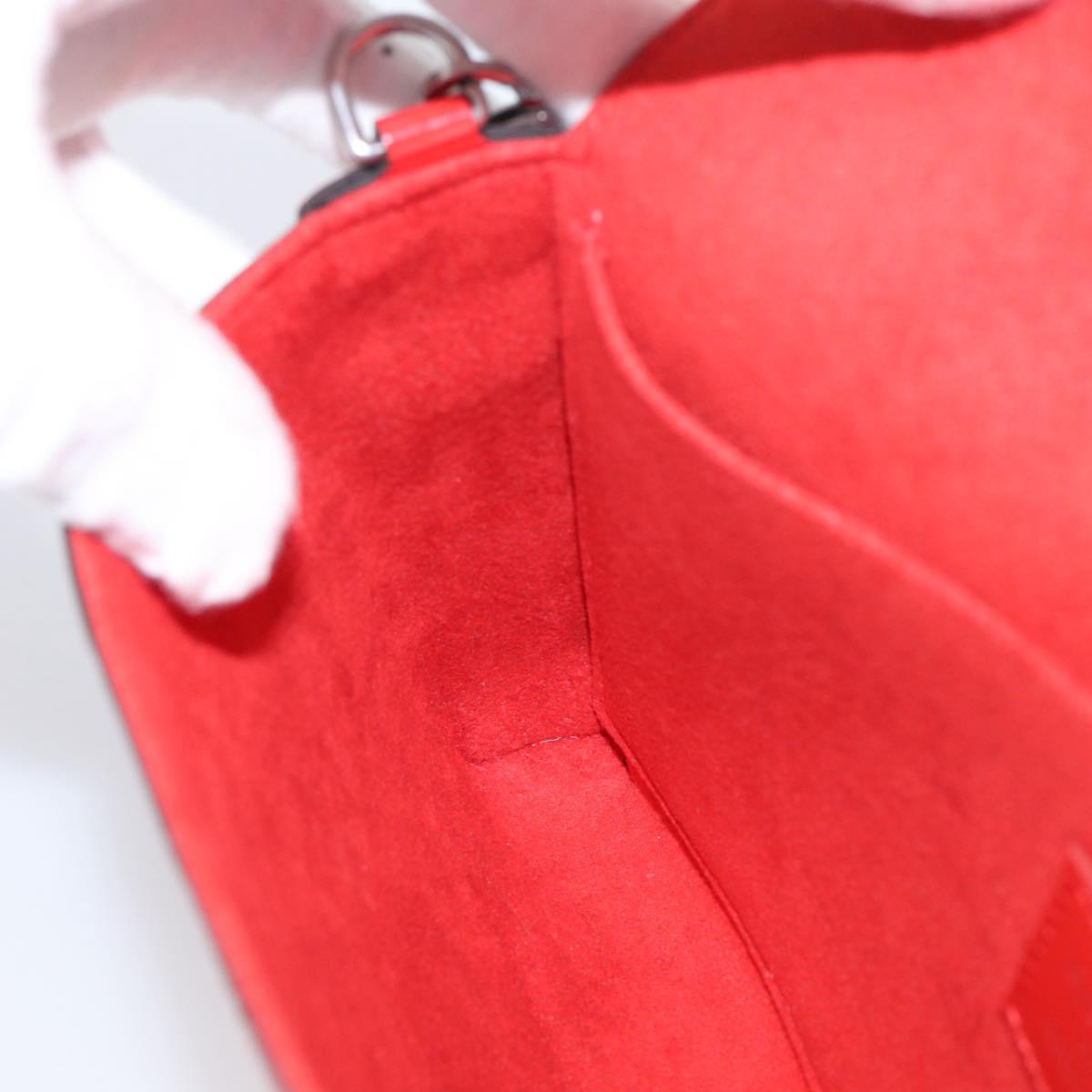 LOUIS VUITTON Epi Wallet Pochette Felice Shoulder Bag Red M41559 LV Auth ka6851V