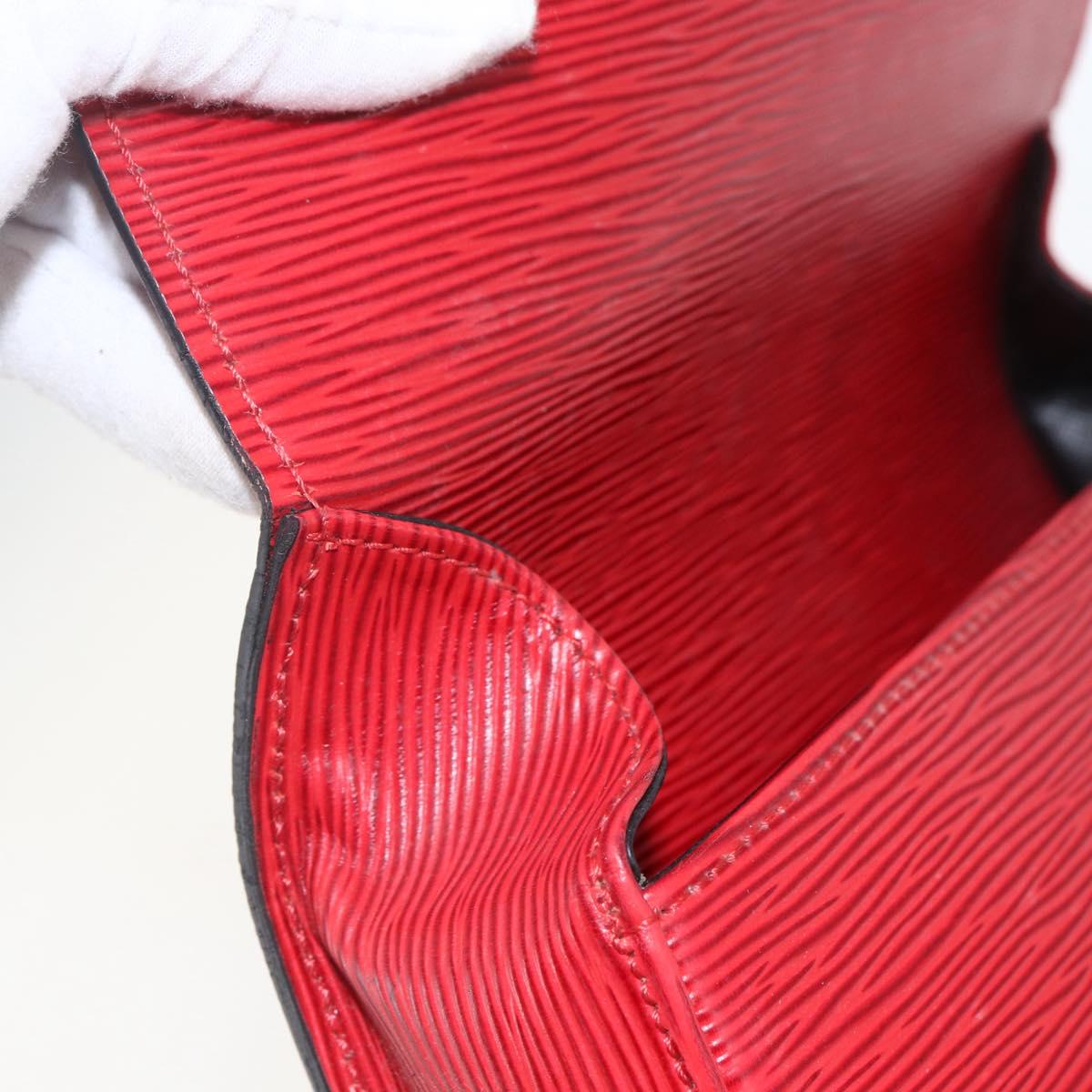 LOUIS VUITTON Epi Saint Cloud GM Shoulder Bag Red M52197 LV Auth ka688