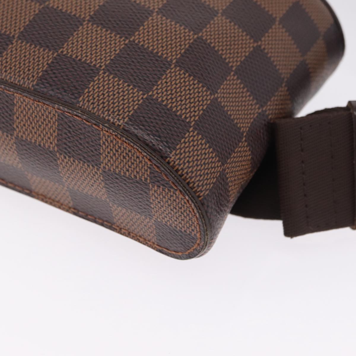 LOUIS VUITTON Damier Ebene Geronimos Shoulder Bag N51994 LV Auth ka6885