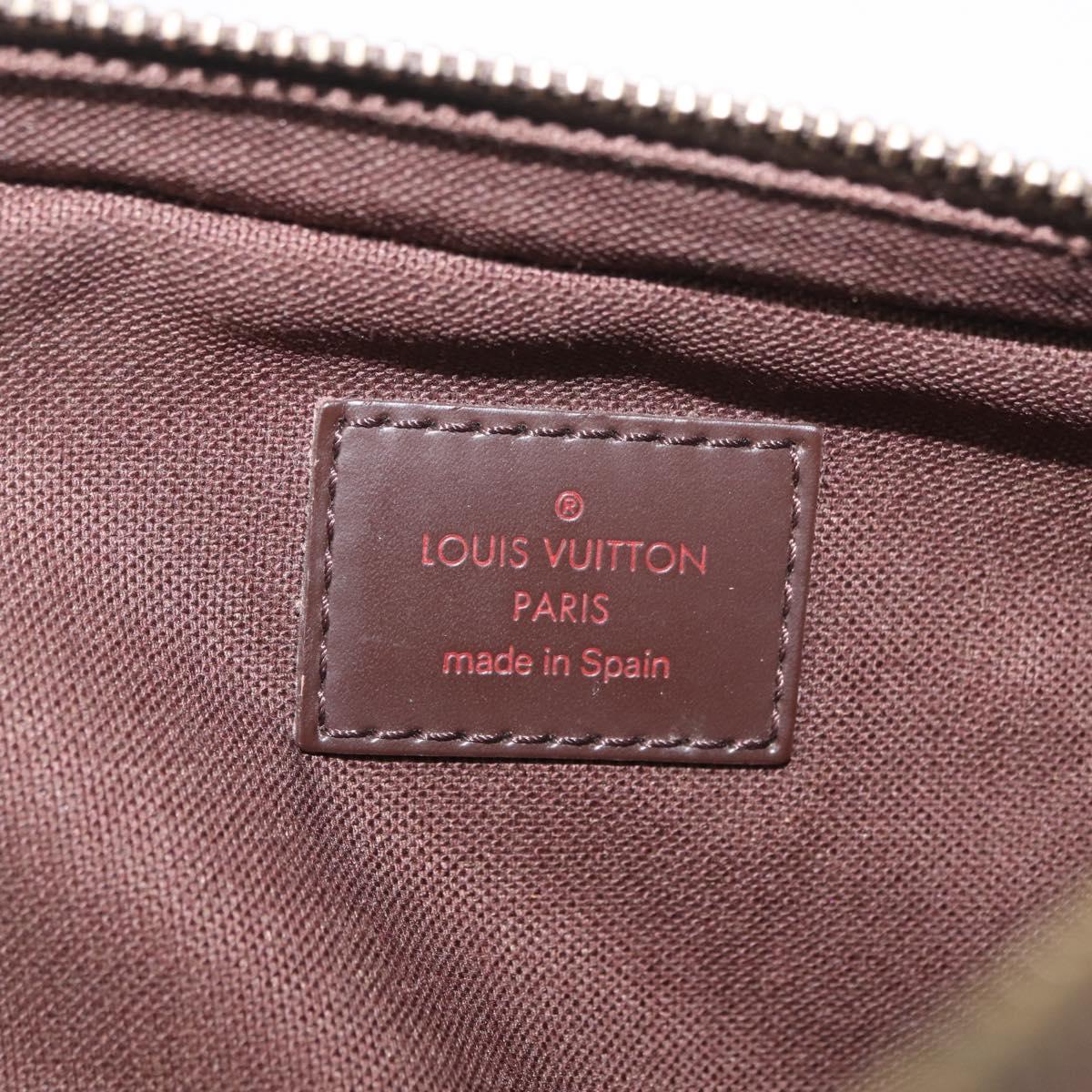 LOUIS VUITTON Damier Ebene Geronimos Shoulder Bag N51994 LV Auth ka6885