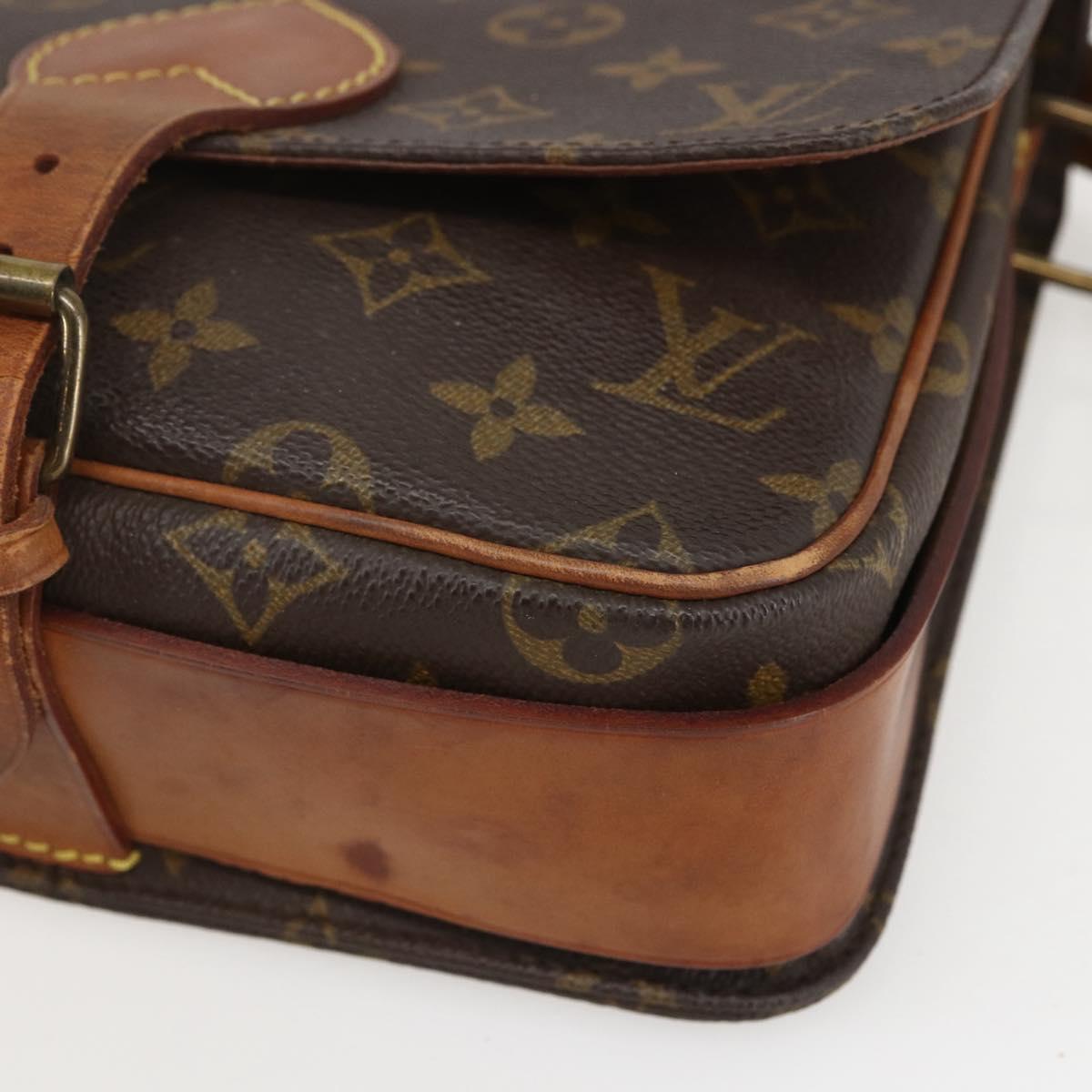 LOUIS VUITTON Monogram Cartouchiere PM Shoulder Bag M51254 LV Auth ka690
