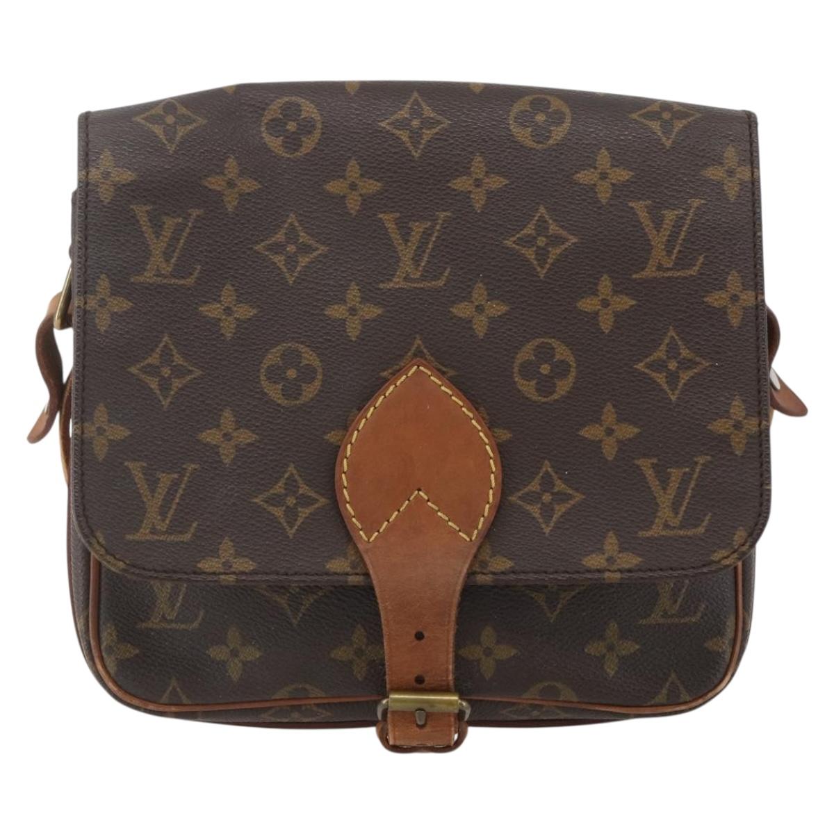 LOUIS VUITTON Monogram Cartouchiere PM Shoulder Bag M51254 LV Auth ka690