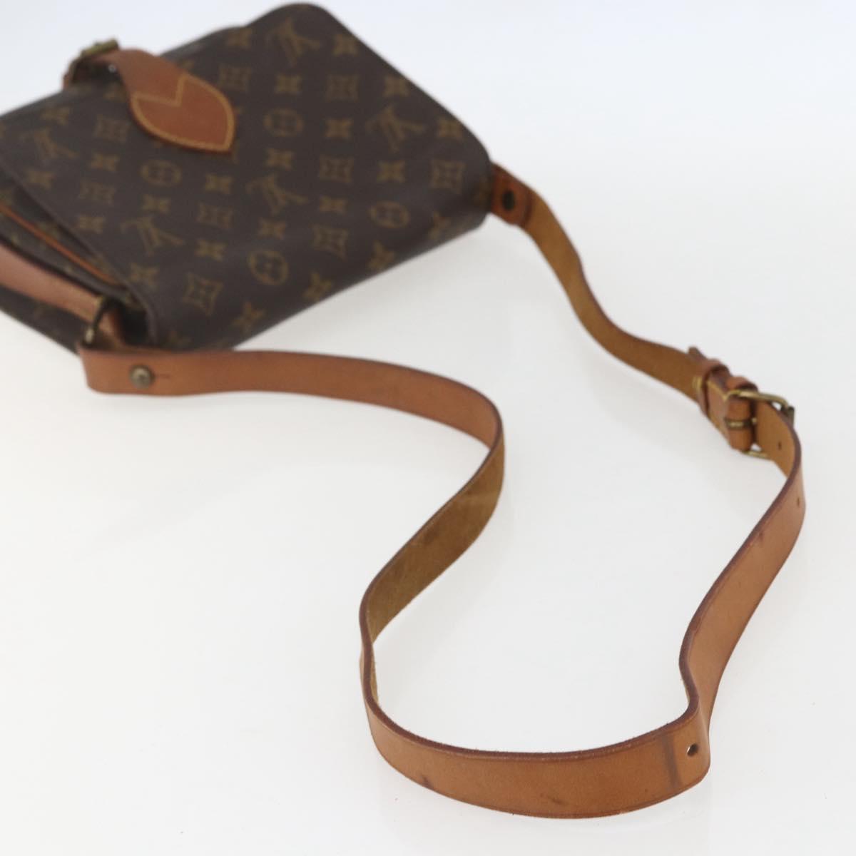LOUIS VUITTON Monogram Cartouchiere PM Shoulder Bag M51254 LV Auth ka690