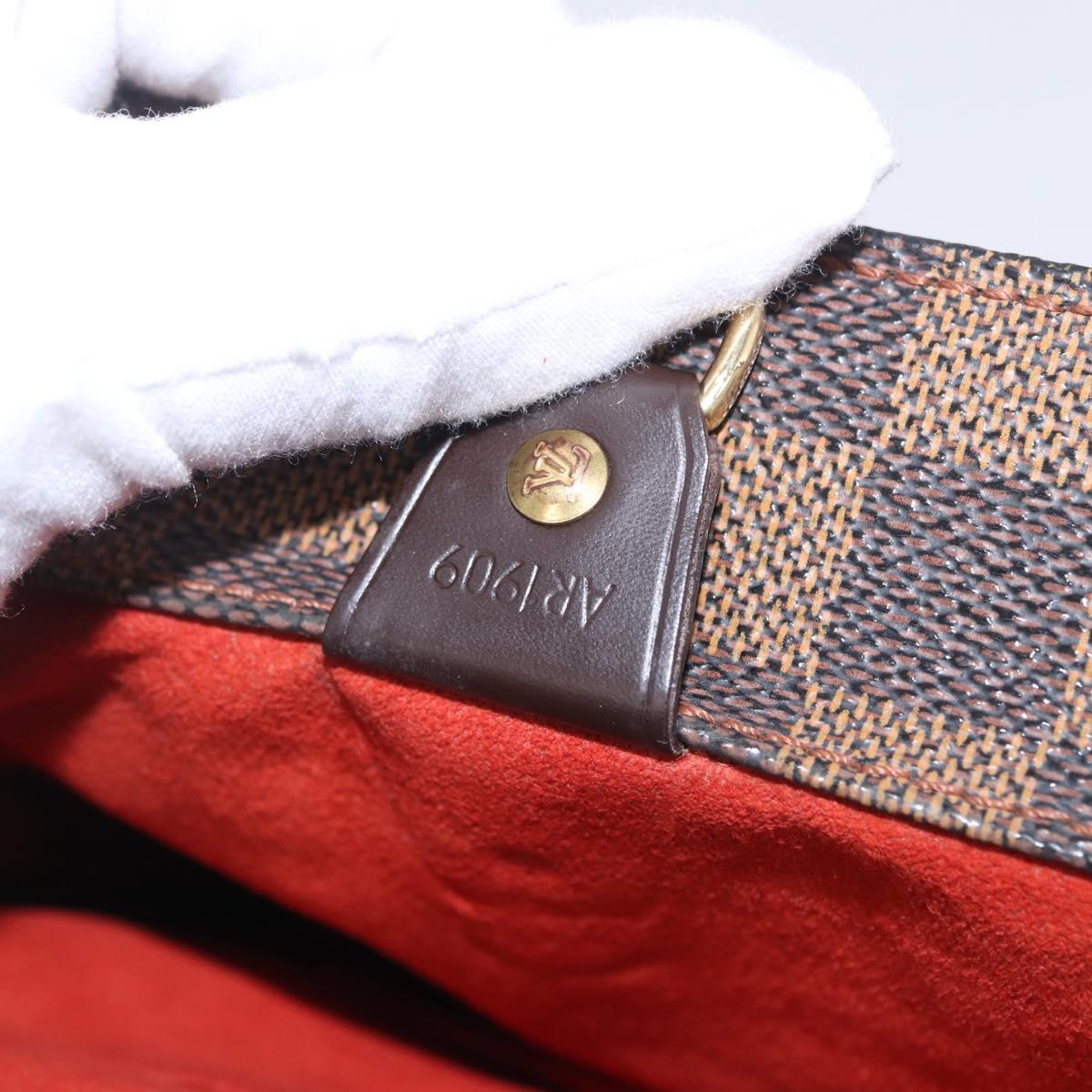 LOUIS VUITTON Damier Ebene Parioli PM Tote Bag N51123 LV Auth ka6901A