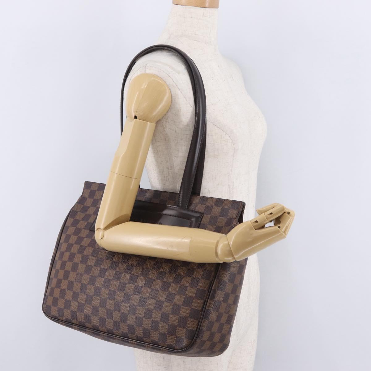 LOUIS VUITTON Damier Ebene Parioli PM Tote Bag N51123 LV Auth ka6901A