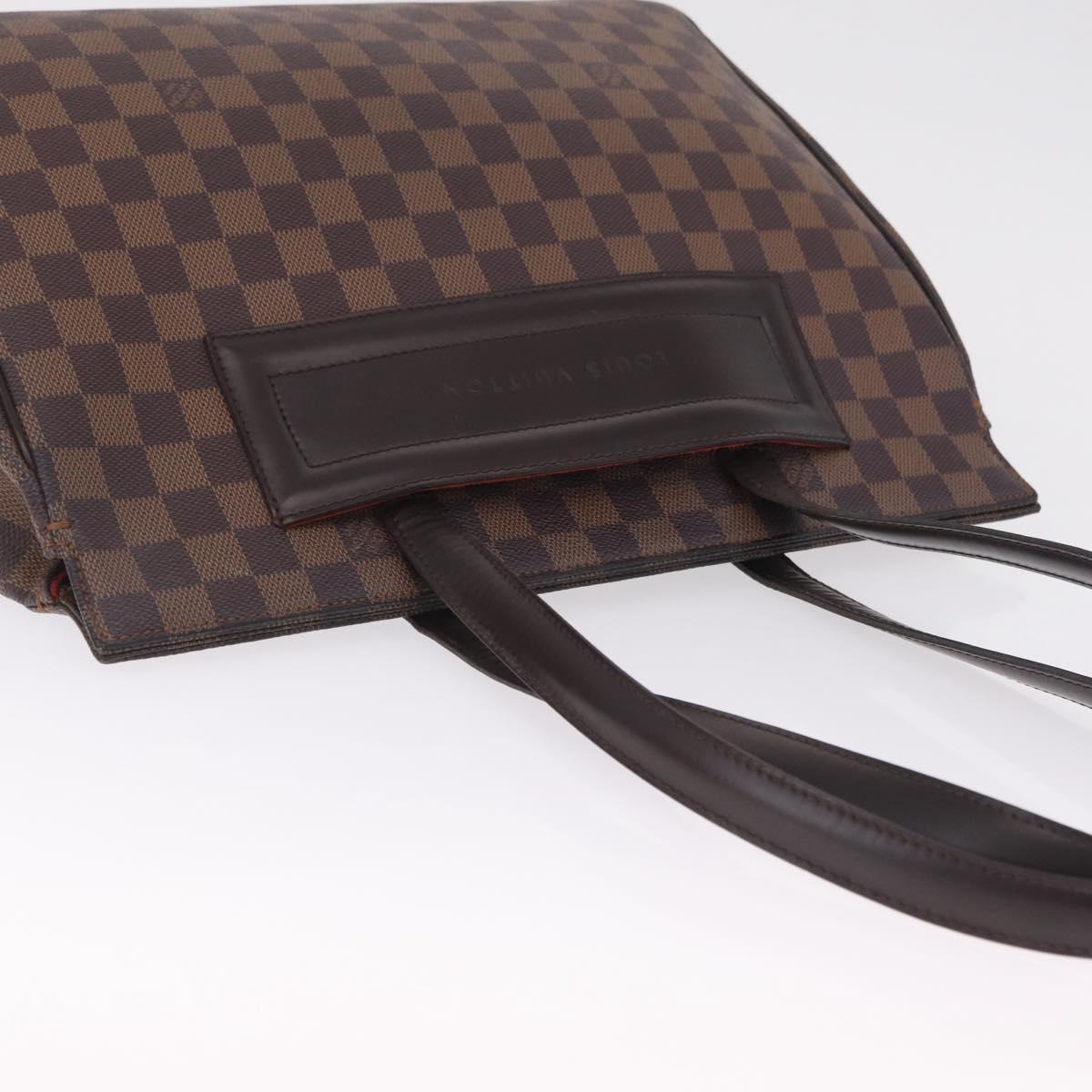 LOUIS VUITTON Damier Ebene Parioli PM Tote Bag N51123 LV Auth ka6901A