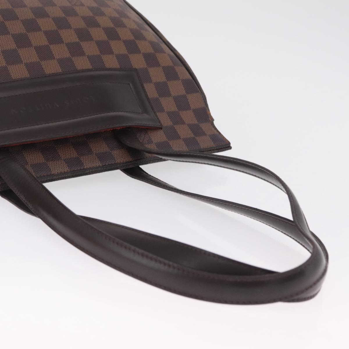 LOUIS VUITTON Damier Ebene Parioli PM Tote Bag N51123 LV Auth ka6901A