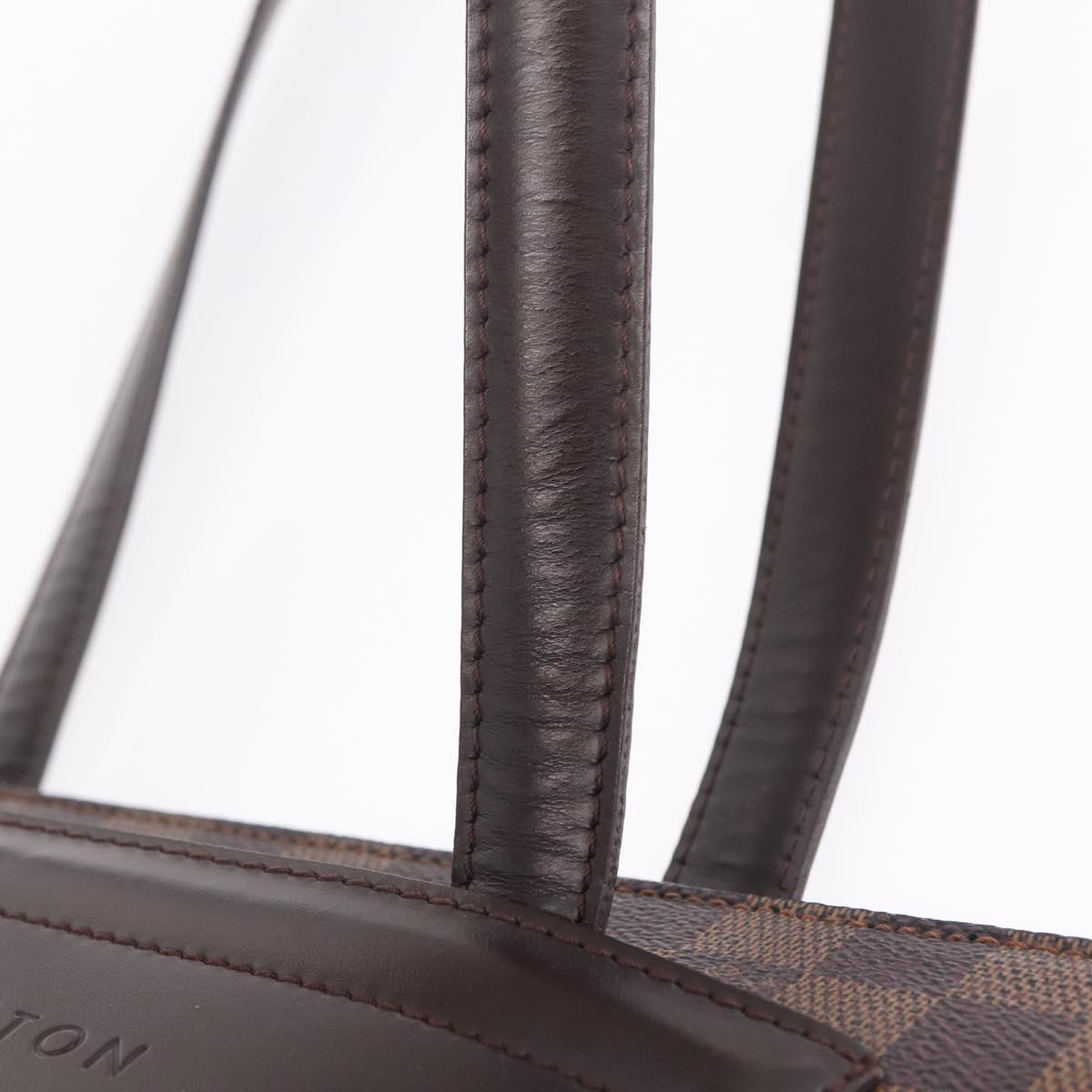 LOUIS VUITTON Damier Ebene Parioli PM Tote Bag N51123 LV Auth ka6901A