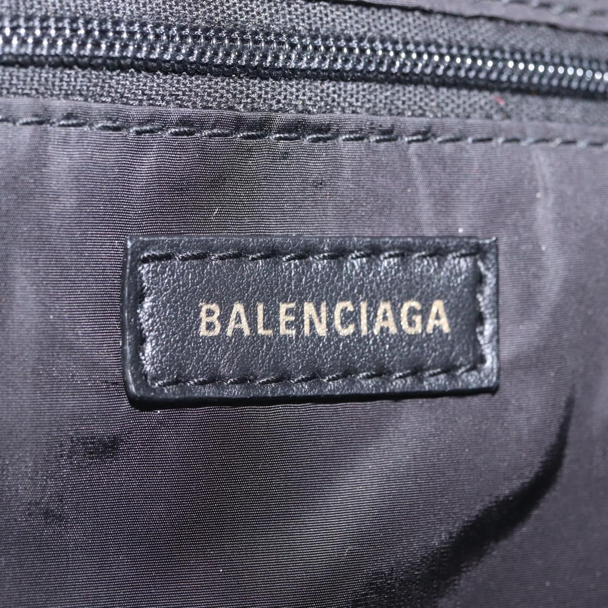 Balenciaga Backpack Canvas Blue Silver 507480 Auth ka6902A