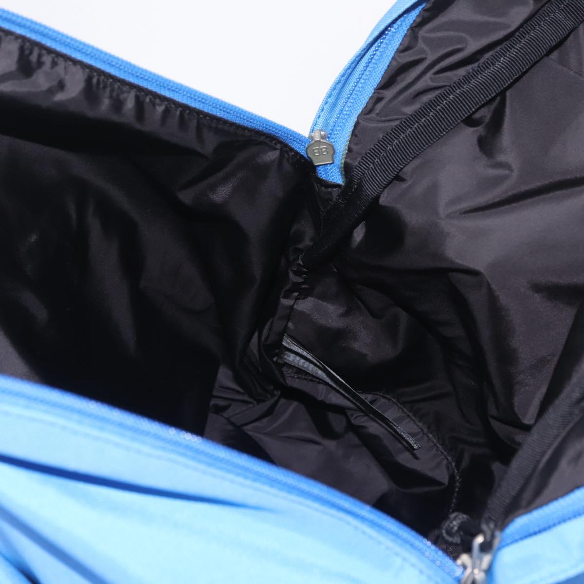 Balenciaga Backpack Canvas Blue Silver 507480 Auth ka6902A