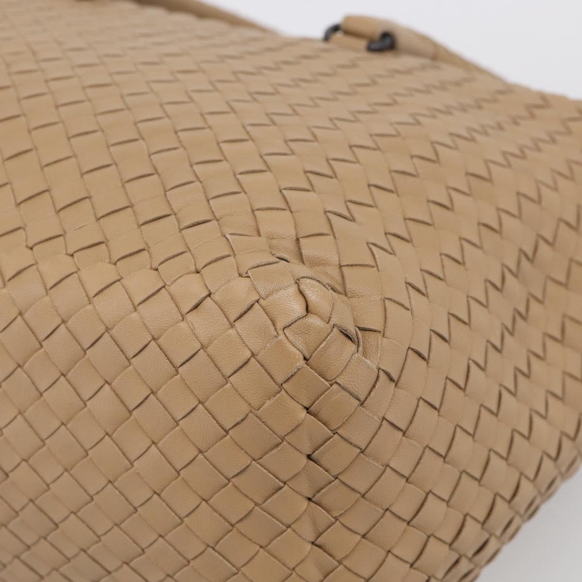 Bottega Veneta INTRECCIATO Tote Bag Leather Brown Auth ka6914V