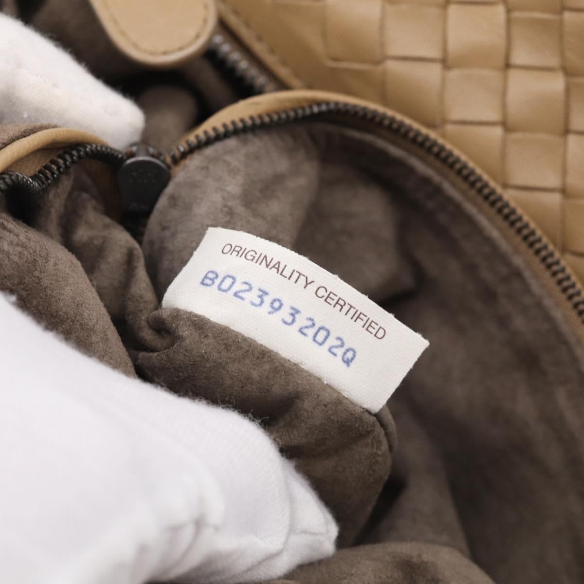 Bottega Veneta INTRECCIATO Tote Bag Leather Brown Auth ka6914V
