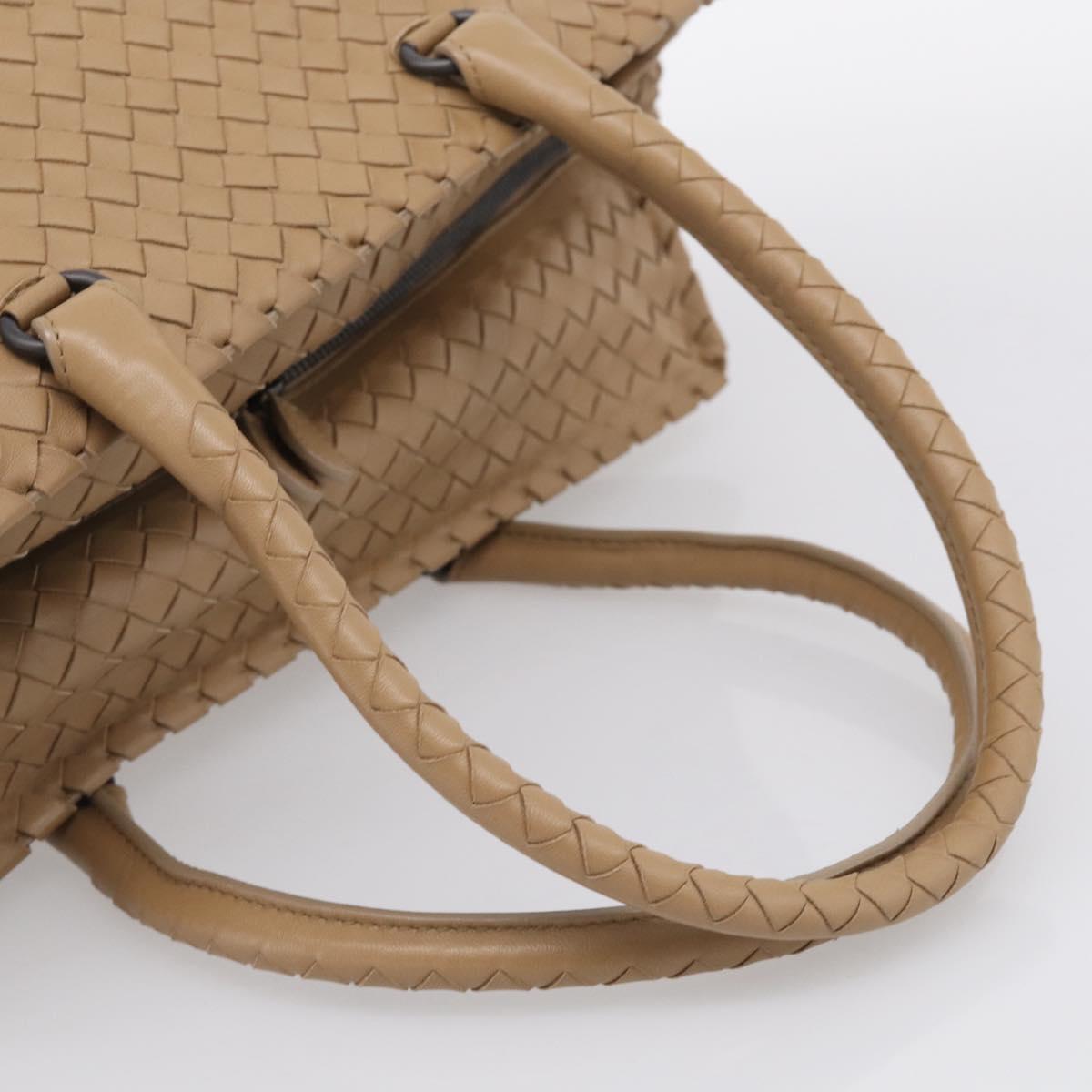 Bottega Veneta INTRECCIATO Tote Bag Leather Brown Auth ka6914V