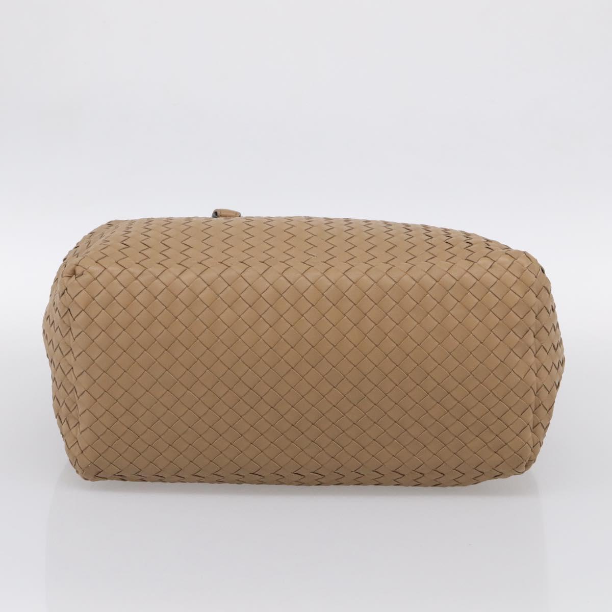 Bottega Veneta INTRECCIATO Tote Bag Leather Brown Auth ka6914V