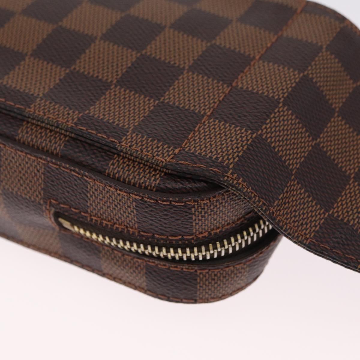 LOUIS VUITTON Damier Ebene Geronimos Shoulder Bag N51994 LV Auth ka6926V