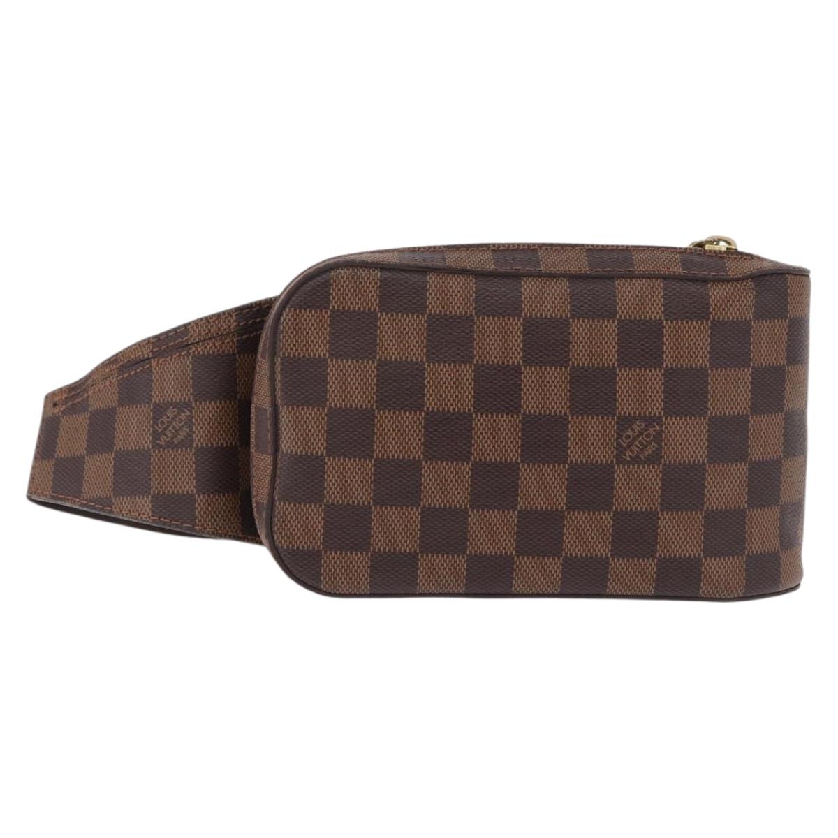 LOUIS VUITTON Damier Ebene Geronimos Shoulder Bag N51994 LV Auth ka6926V