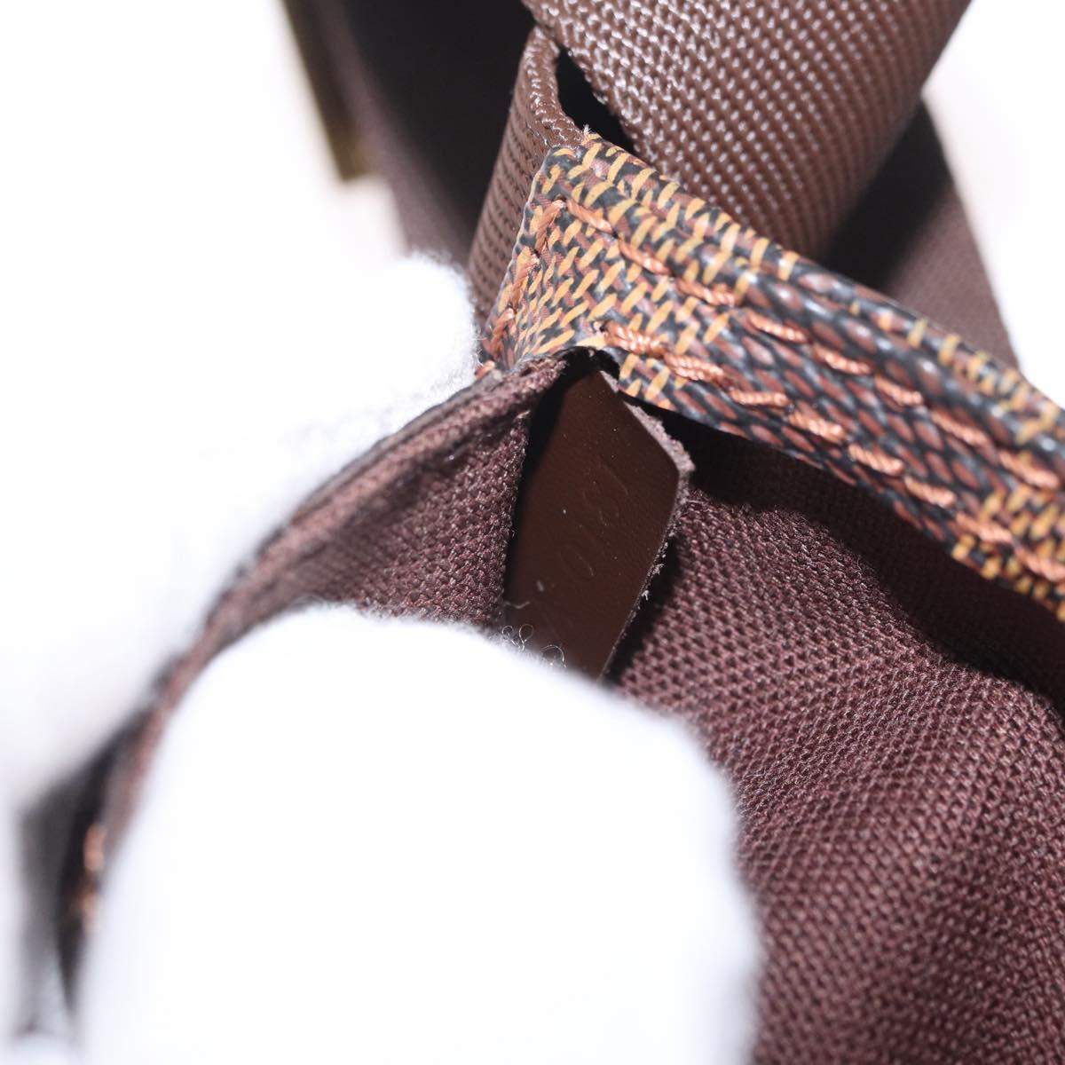 LOUIS VUITTON Damier Ebene Geronimos Shoulder Bag N51994 LV Auth ka6926V