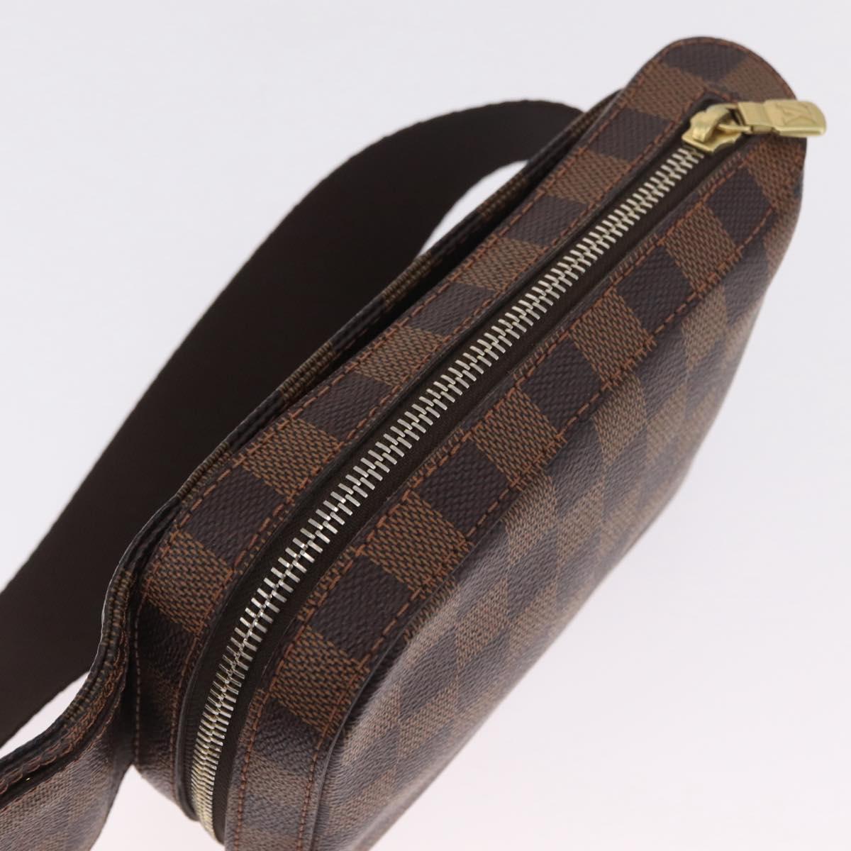 LOUIS VUITTON Damier Ebene Geronimos Shoulder Bag N51994 LV Auth ka6926V