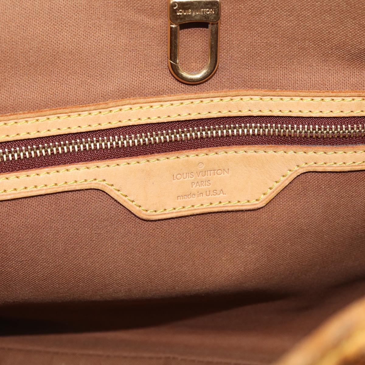 LOUIS VUITTON Monogram Batignolles Horizontal Tote Bag M51154 LV Auth ka6931