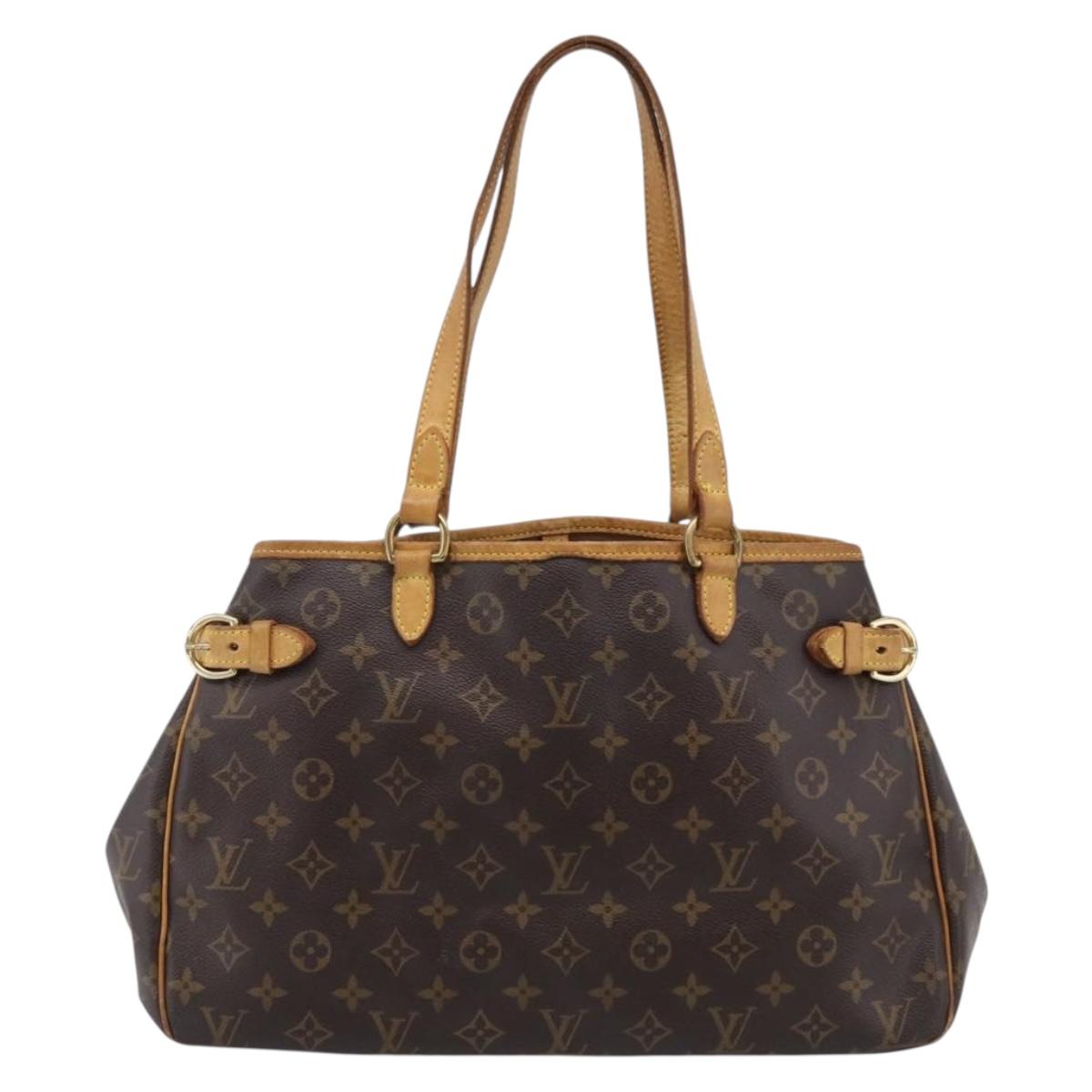 LOUIS VUITTON Monogram Batignolles Horizontal Tote Bag M51154 LV Auth ka6931