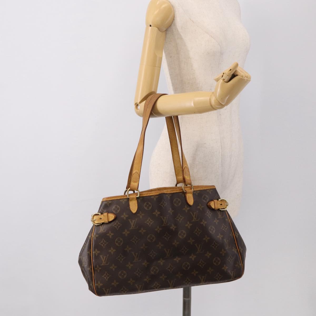 LOUIS VUITTON Monogram Batignolles Horizontal Tote Bag M51154 LV Auth ka6931
