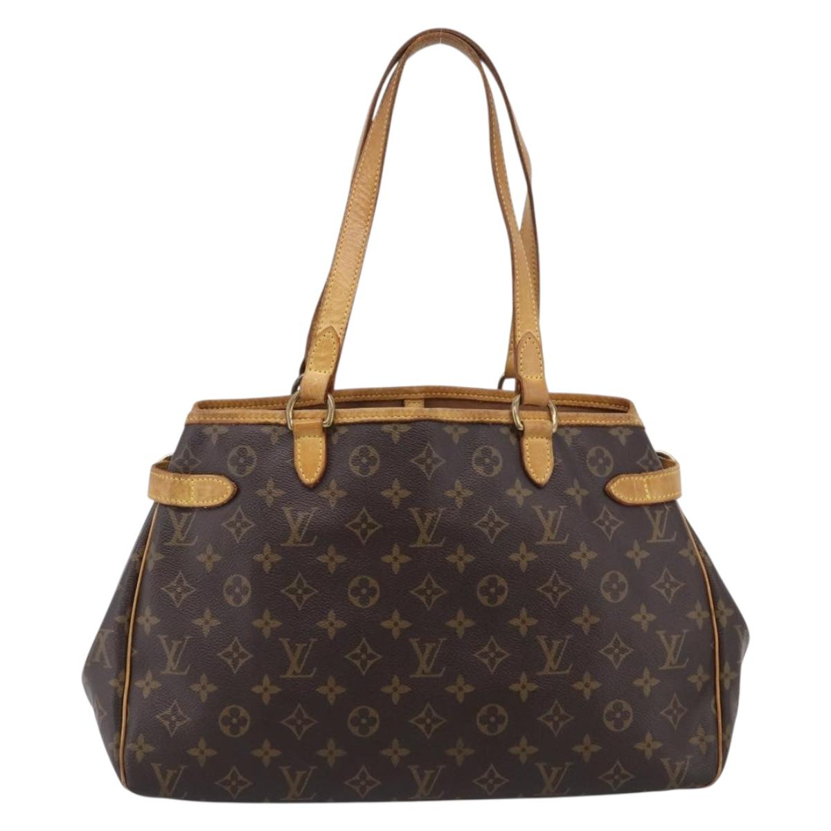 LOUIS VUITTON Monogram Batignolles Horizontal Tote Bag M51154 LV Auth ka6931