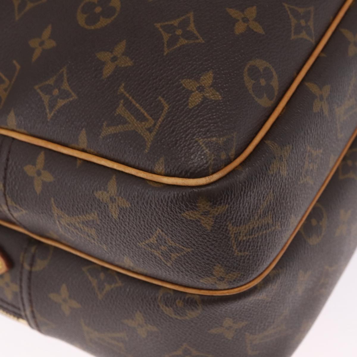 LOUIS VUITTON Monogram Reporter GM Shoulder Bag M45252 LV Auth ka6933