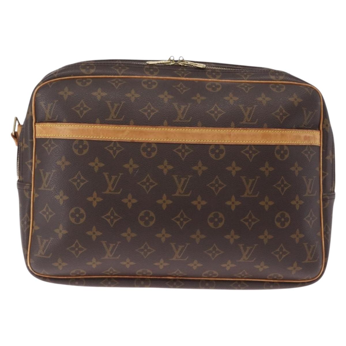 LOUIS VUITTON Monogram Reporter GM Shoulder Bag M45252 LV Auth ka6933