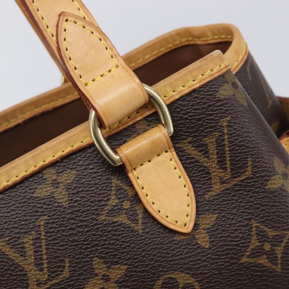 LOUIS VUITTON Monogram Batignolles Tote Bag M51156 LV Auth ka6941V
