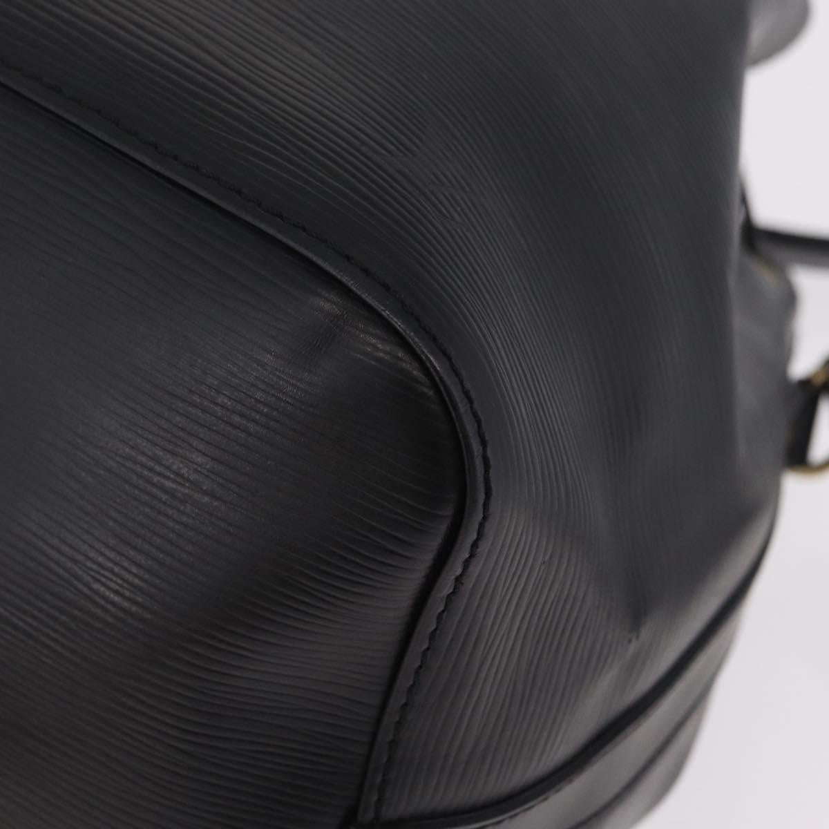 LOUIS VUITTON Epi Petit Noe Shoulder Bag Black M44102 LV Auth ka6944V