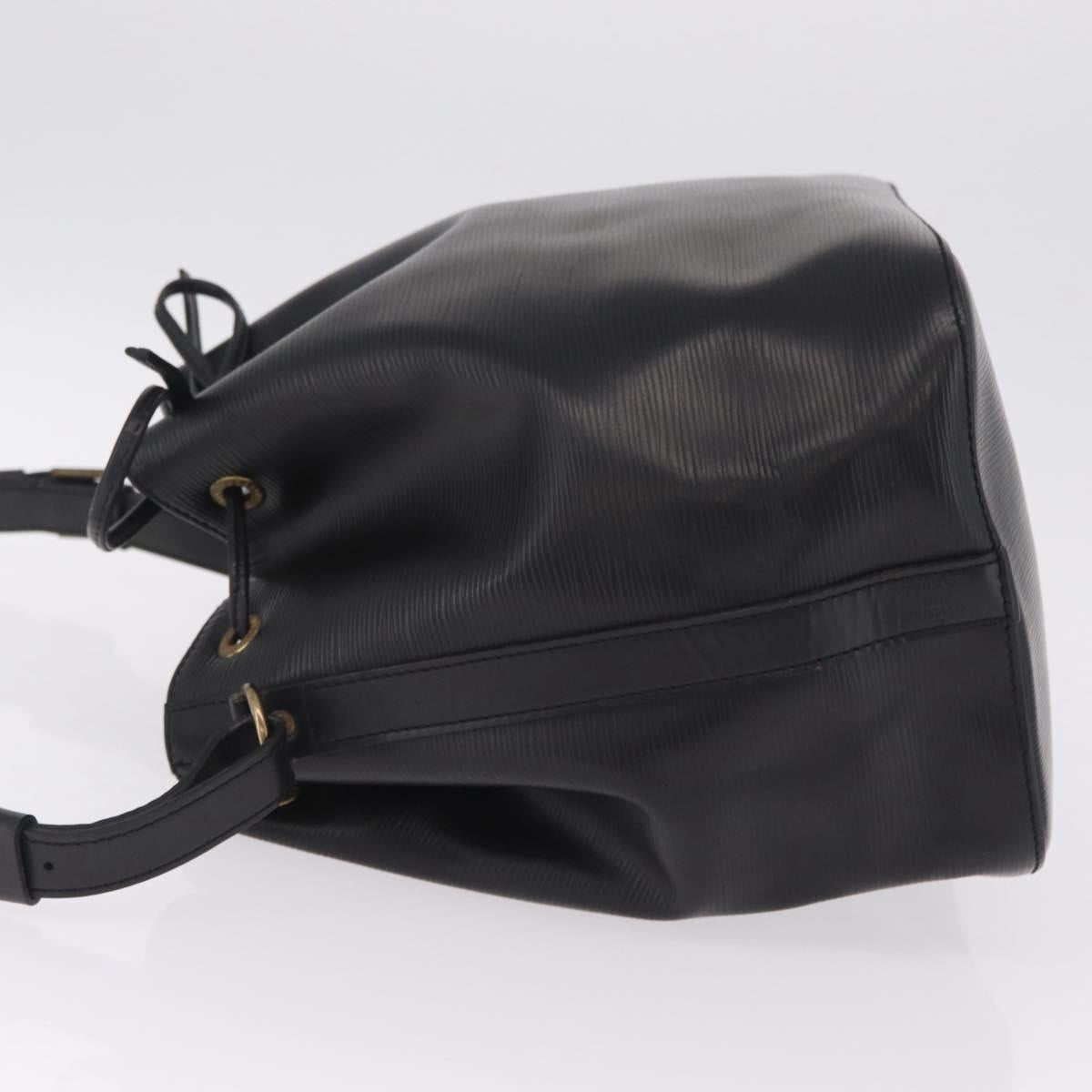 LOUIS VUITTON Epi Petit Noe Shoulder Bag Black M44102 LV Auth ka6944V