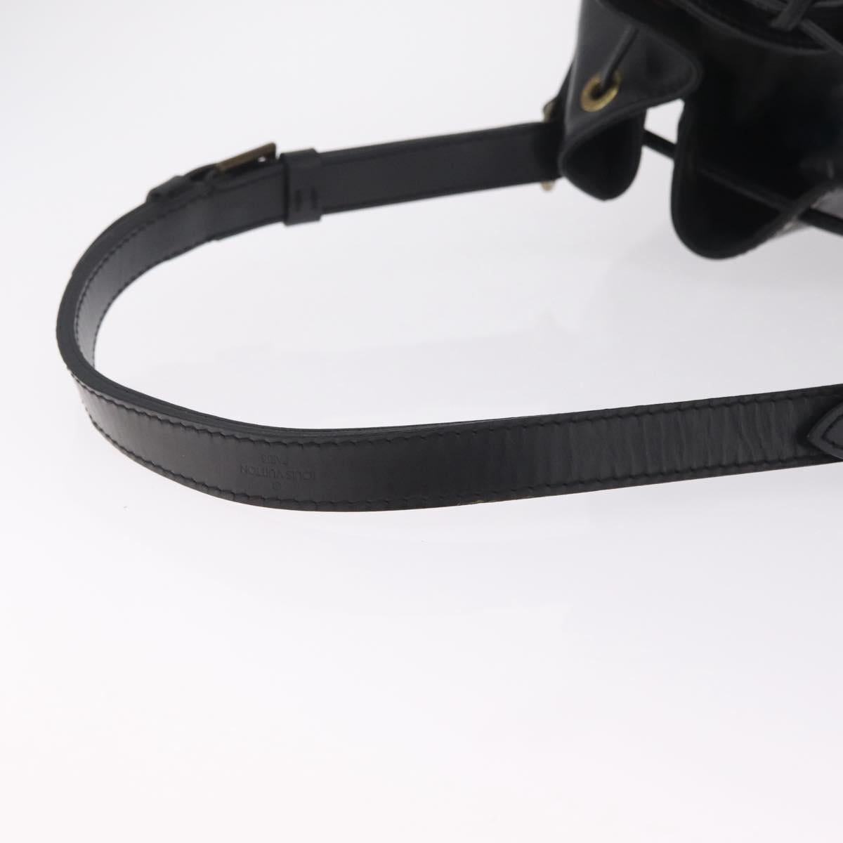 LOUIS VUITTON Epi Petit Noe Shoulder Bag Black M44102 LV Auth ka6944V