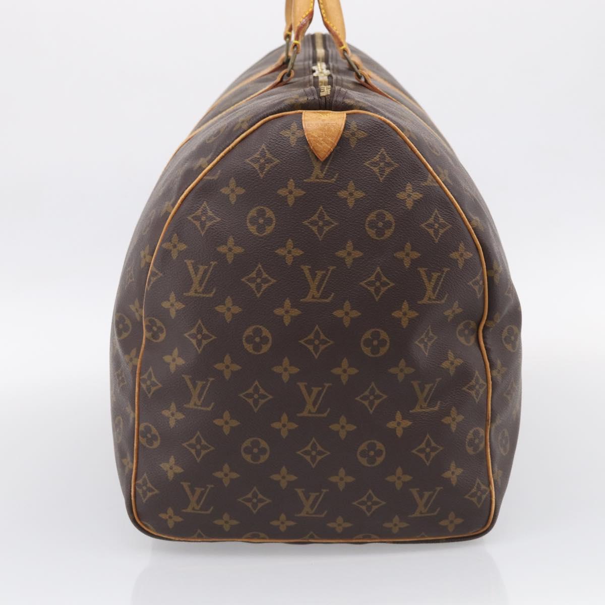 LOUIS VUITTON Monogram Keepall 60 Boston Bag M41422 LV Auth ka6949